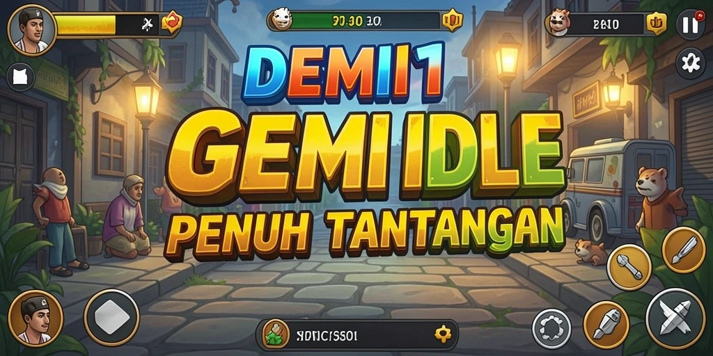 Tangkapan layar <strong>DEMI11</strong> menunjukkan gameplay Idle yang seru dan menarik.