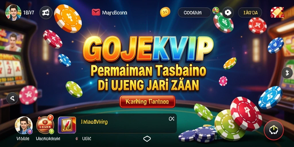 Screenshot utama GOJEKVIP menampilkan gameplay Kasino yang menarik.