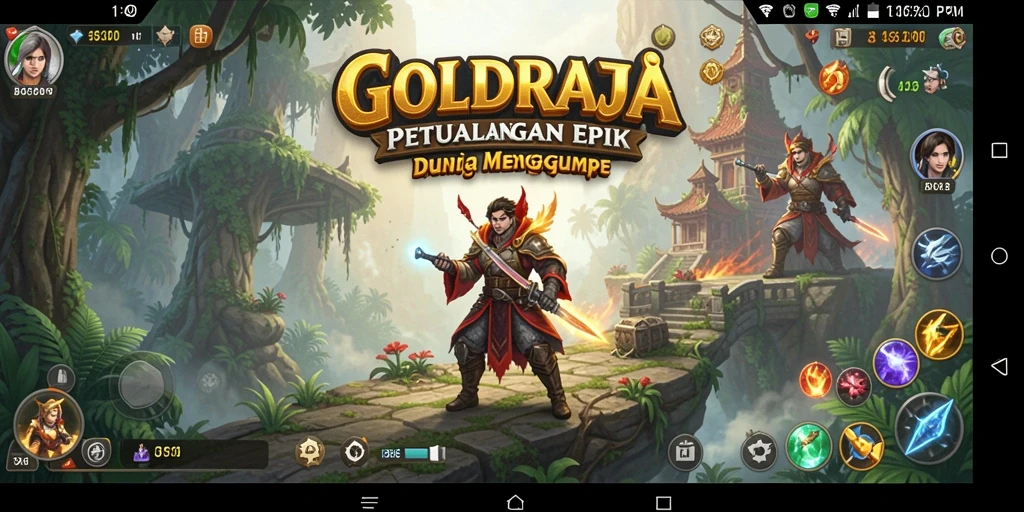 Gameplay seru dan eksploratif di dunia GOLDRAJA.