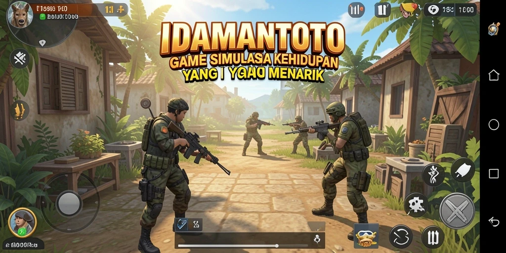 Tampilan gameplay menarik dari IDAMANTOTO yang penuh warna.