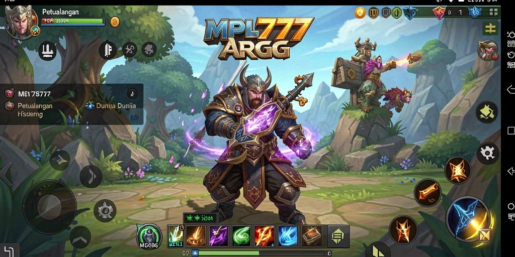 Gameplay seru MPL777 dengan aksi pertarungan yang mendebarkan.