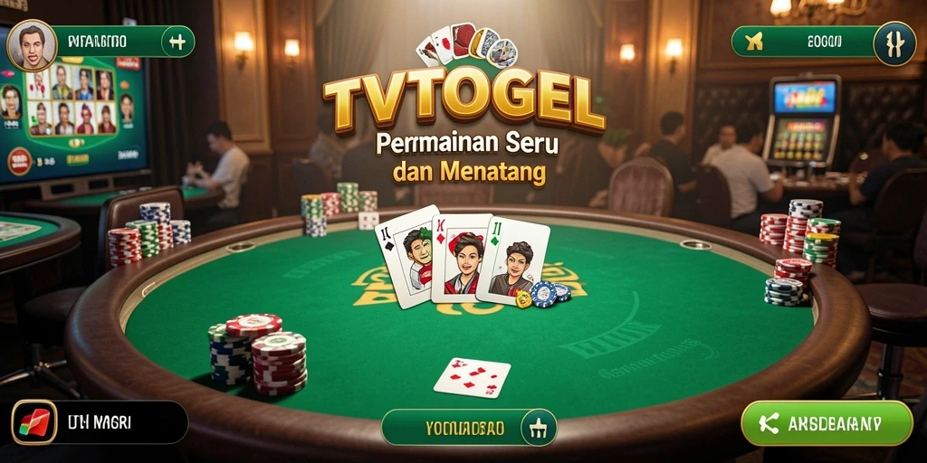 Tampilan gameplay seru TVTOGEL dengan teman-teman.