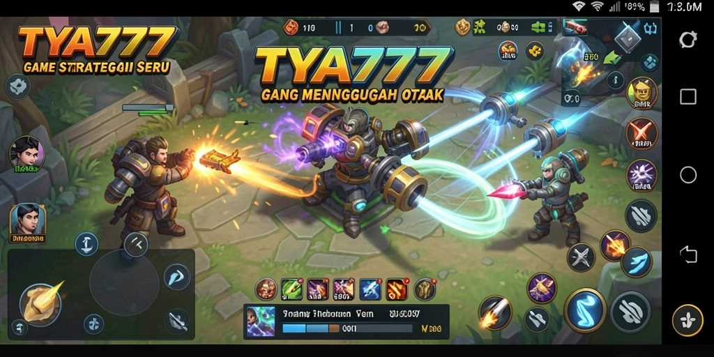 Tampilan gameplay strategis yang menegangkan dan seru di TYA777.